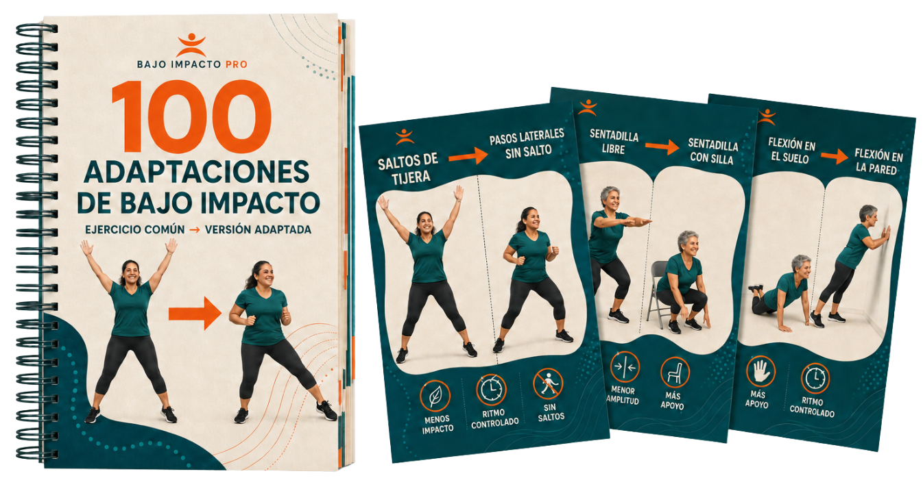 Mockup de 100 adaptaciones de bajo impacto